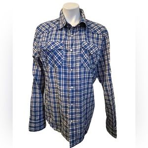 Mens size large snap up top